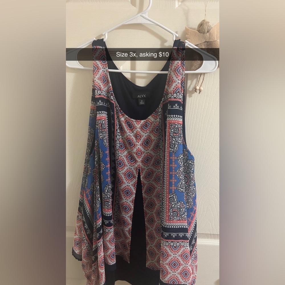 ALYX tank size 3x